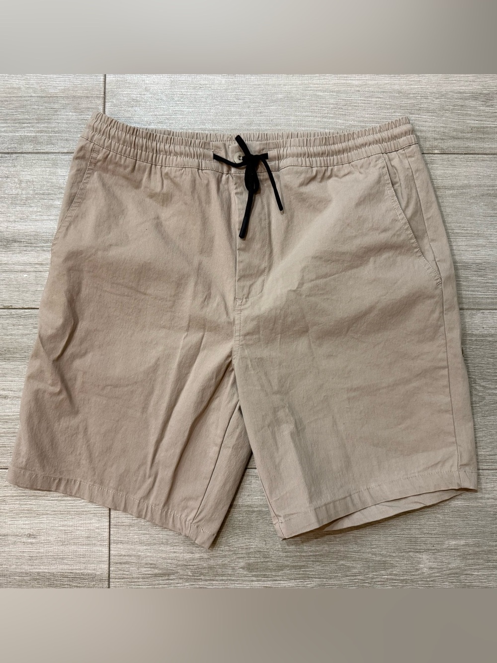 Men's Stance Compound Chino Shorts with Freshtek String Grey Size L Large New